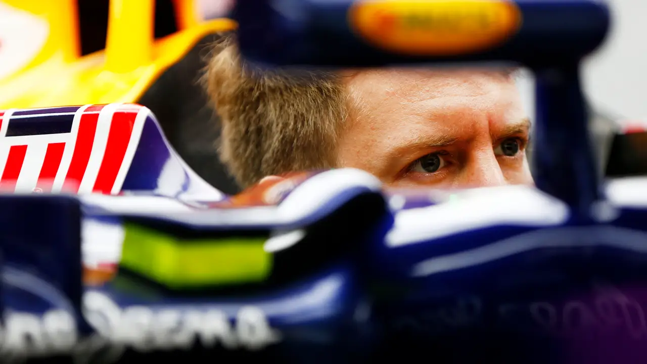 Sebastian Vettel, a los mandos de su Red Bull en el GP de China