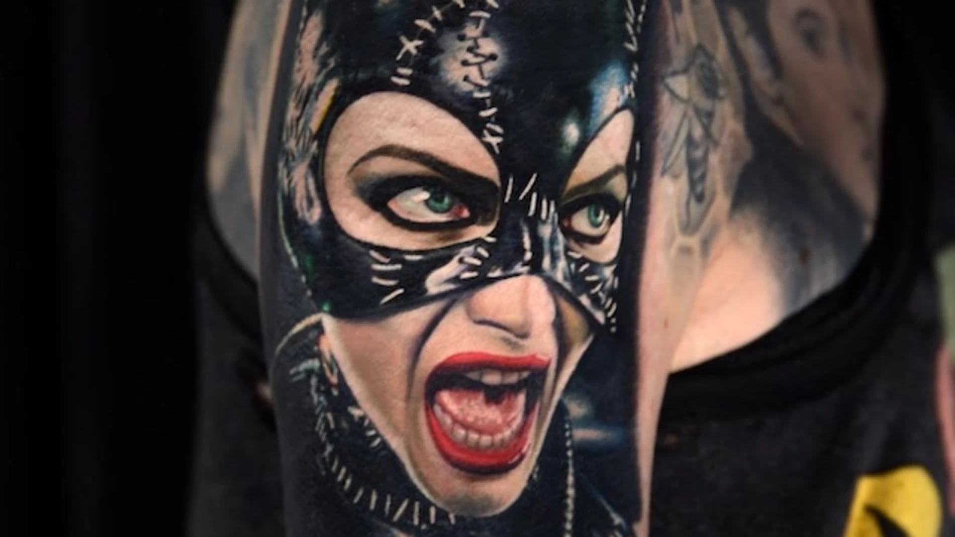 Catwoman en tatuaje Catwoman en tatuaje