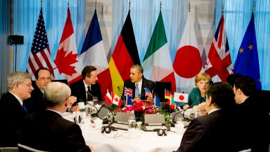 El G7 se compromete a aumentar las sanciones a Rusia por la situación en Ucrania