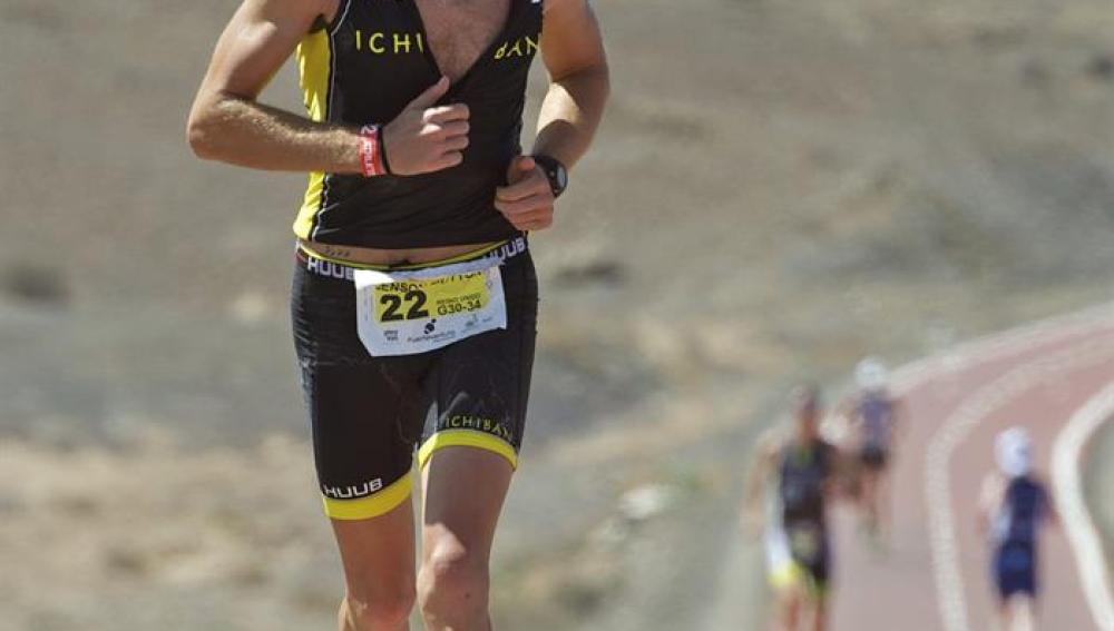 Jenson Button en el triatl&oacute;n