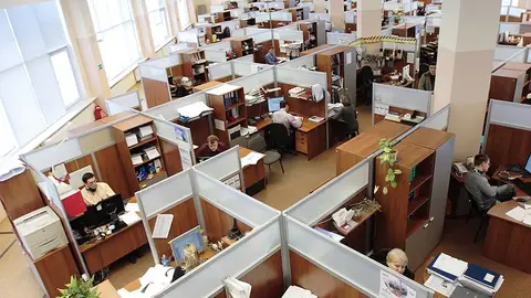 Empleados de una oficina Empleados de una oficina