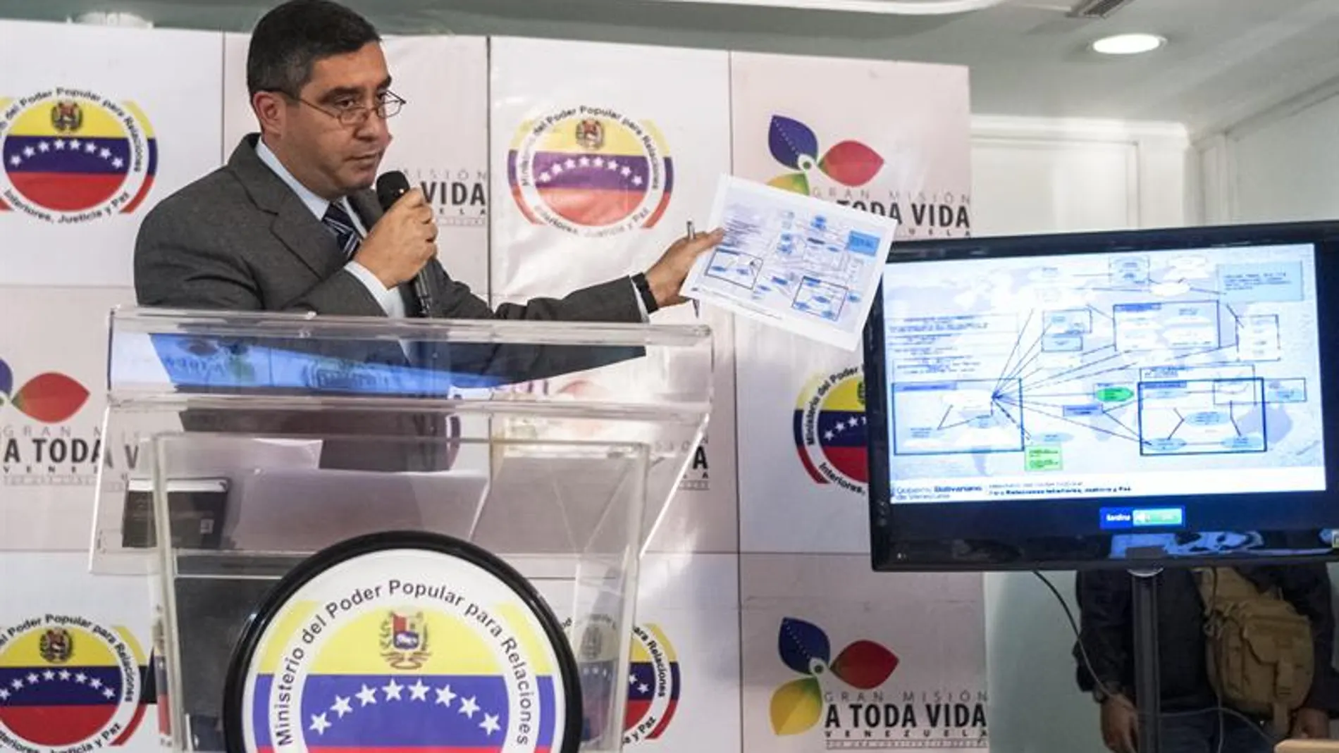 Miguel Rodríguez Torres en una rueda de prensa Miguel Rodríguez Torres en una rueda de prensa