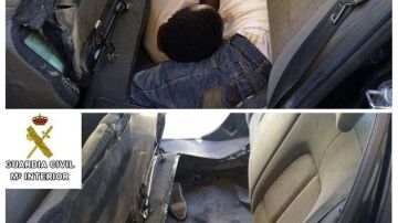 Doble fondo en el asiento trasero