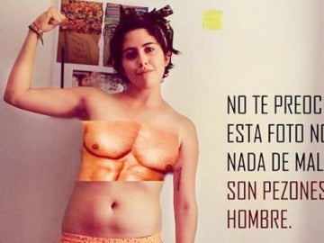 Imagen de la campaña contra la censura de pechos en Facebook.