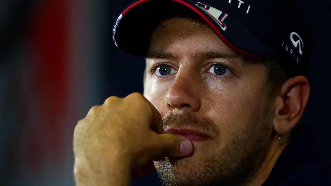 Vettel en rueda de prensa