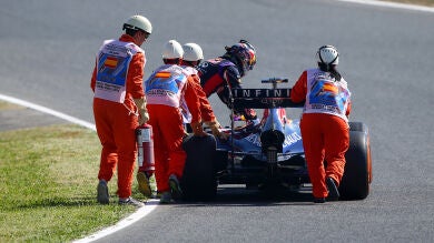 Vettel, penalizado con cinco posiciones en Montmeló