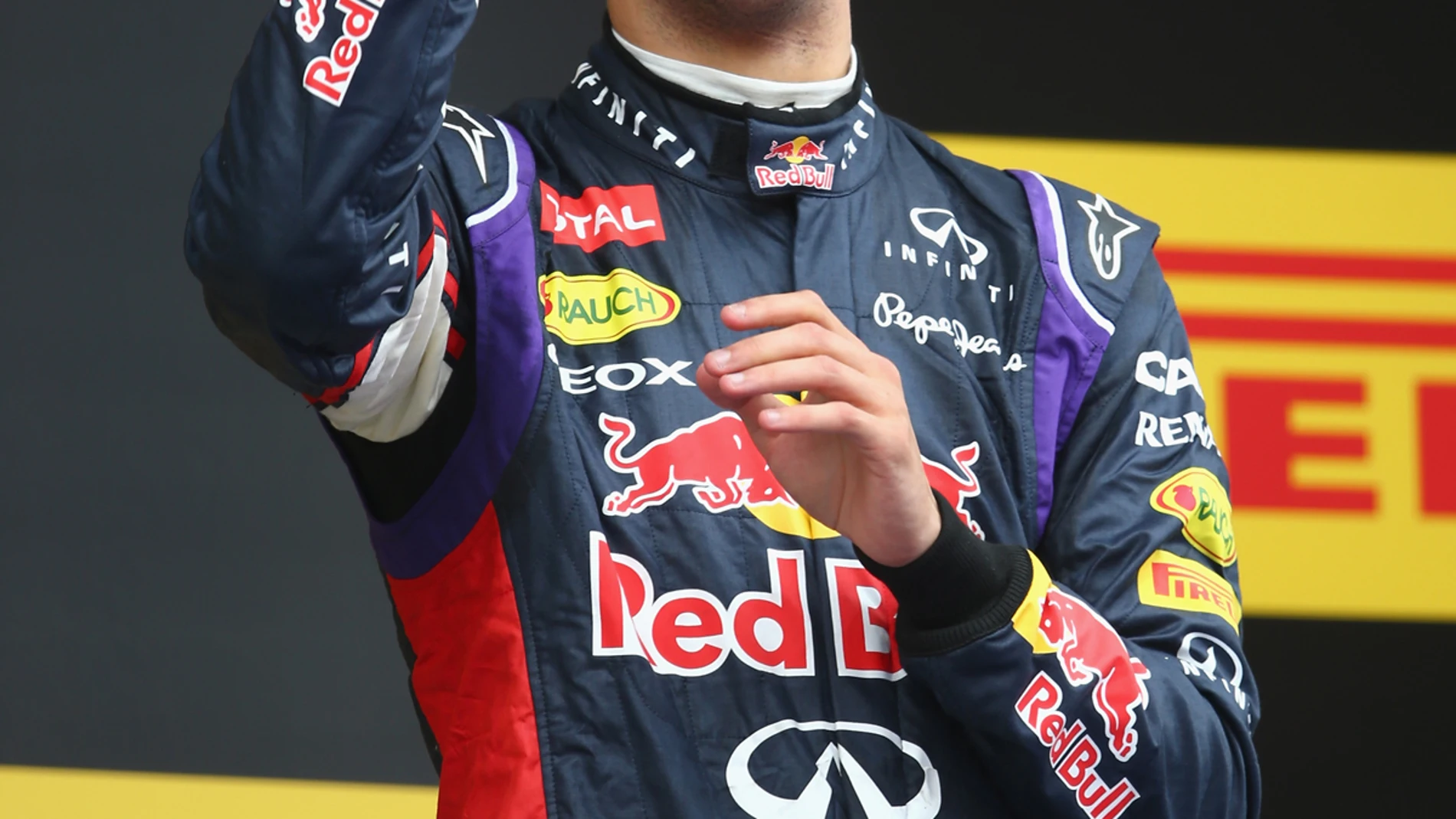 Ricciardo, en el podio