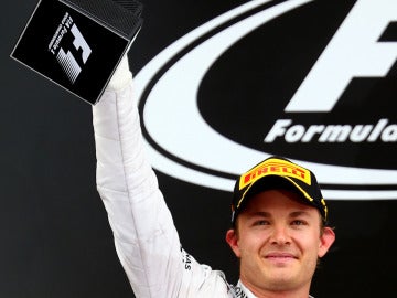 Rosberg, sonriente