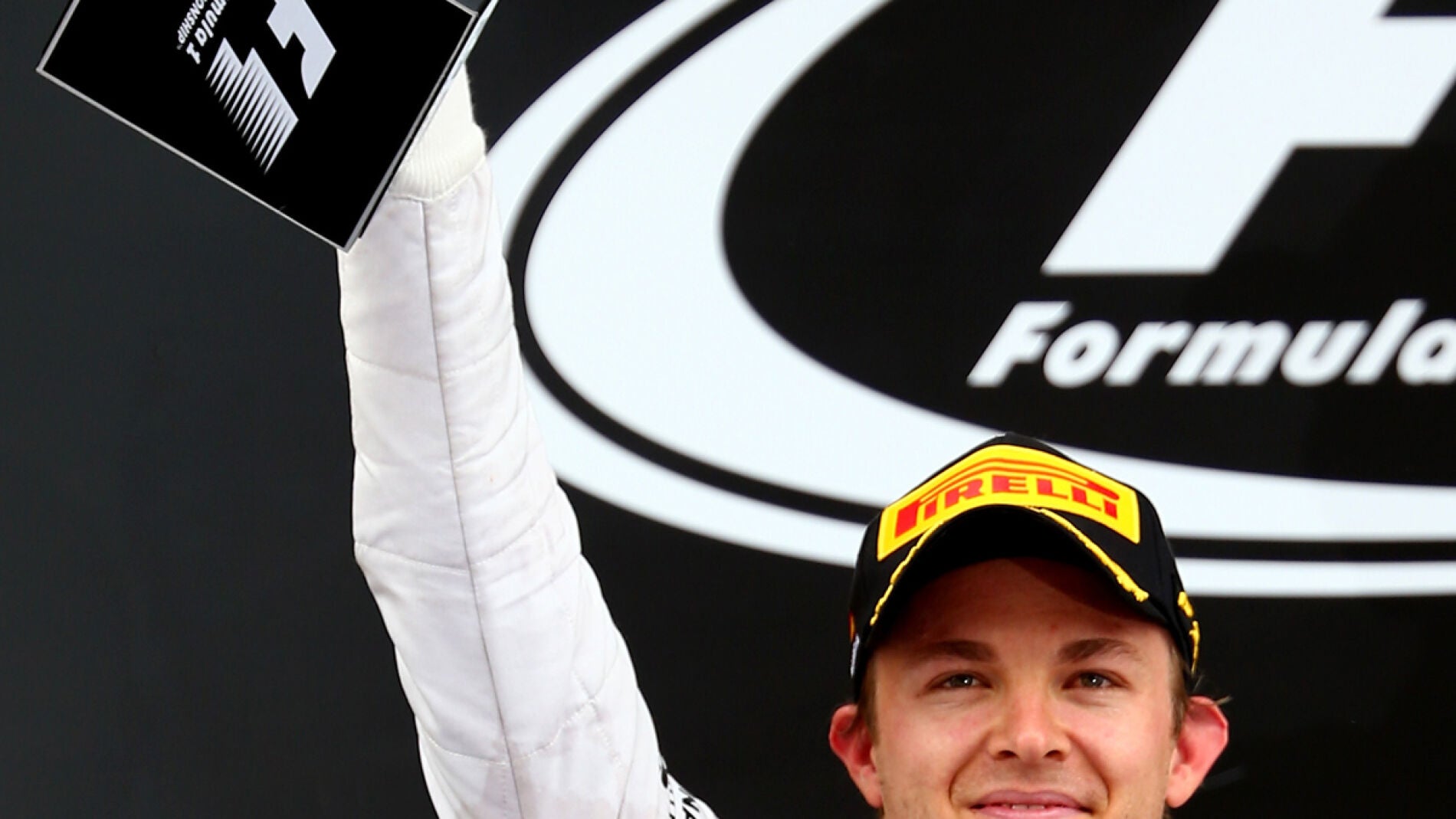 Rosberg, sonriente