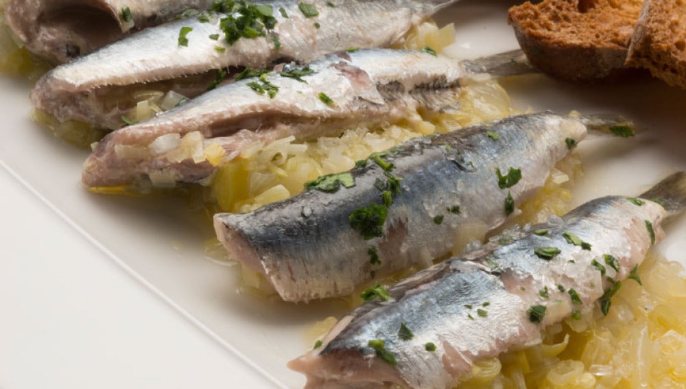 Anchoas a la papillote