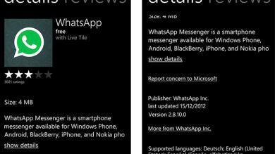 Retiran la app de Whatsapp de la tienda de Windows Phone