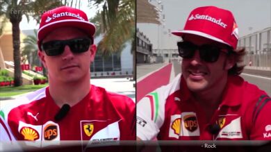 Alonso y Raikkonen cara a cara