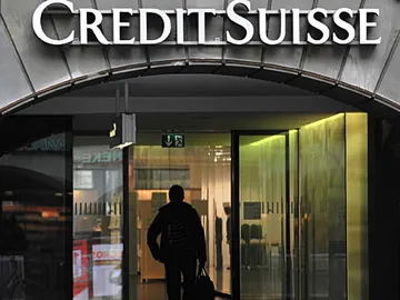 Fachada del banco suizo Credit Suisse Fachada del banco suizo Credit Suisse