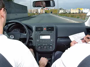 Examen de conducir. Examen de conducir.