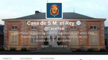 La Casa Real estrena cuenta en Twitter