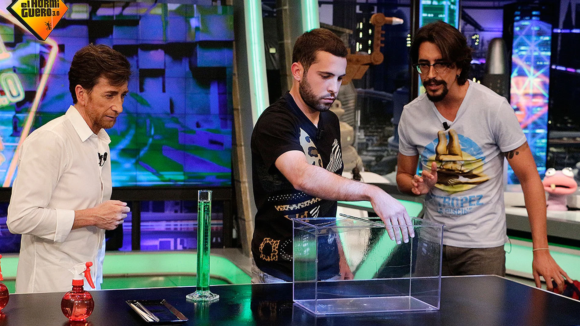 Jordi Alba con Marron y Pablo Motos en El Hormiguero 3.0