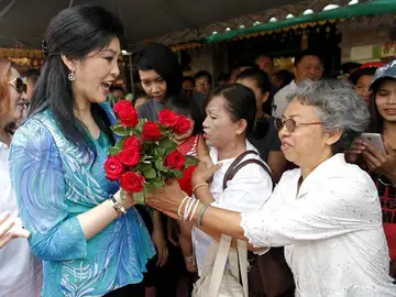La ex primera ministra, Yingluck Shinawatra La ex primera ministra, Yingluck Shinawatra