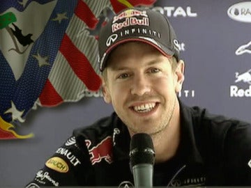 Vettel saca su lado rojiblanco