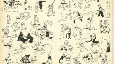 Se vende una plancha de Tintín de 1937 por el precio récord de 2.519.000 euros