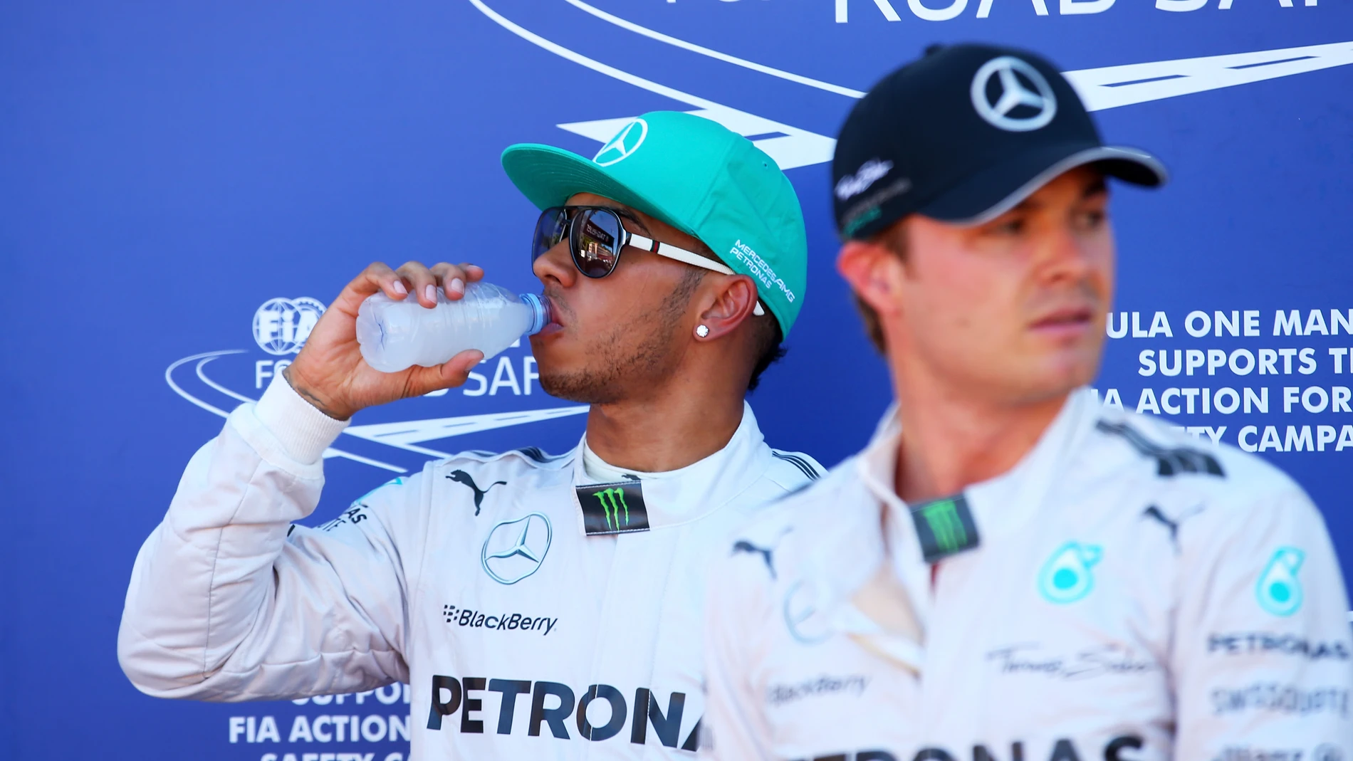 Hamilton y Rosberg en Montecarlo