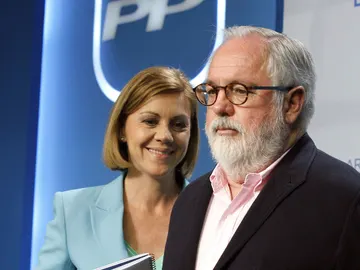 Arias Cañete junto a Cospedal Arias Cañete junto a Cospedal