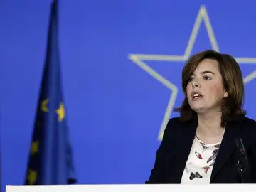 Santamaría da los resultados de las elecciones europeas Santamaría da los resultados de las elecciones europeas