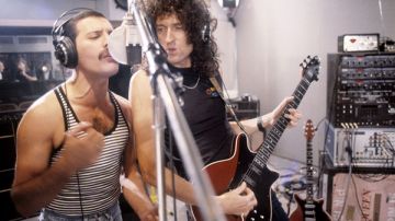 Imagen de archivo de Queen en un estudio de grabación