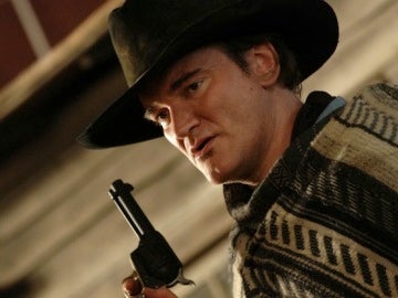 Quentin Tarantino en un fotograma de 'Django Desencadenado'