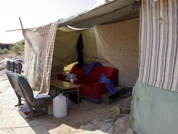 La mujer residía en este punto marginal junto a su pareja y sus dos hijos La mujer residía en este punto marginal junto a su pareja y sus dos hijos