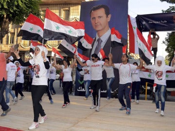 Partidarios de Bacha al Asad Partidarios de Bacha al Asad