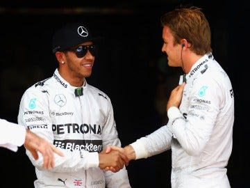 Lewis Hamilton y Nico Rosberg