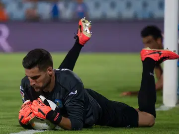 El portero del Getafe Miguel Angel Moyá El portero del Getafe Miguel Angel Moyá