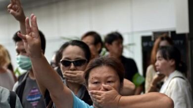 Tailandia podría prohibir el saludo de 'Los Juegos del Hambre'