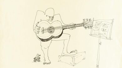 Éxito arrollador en la subasta de manuscritos y dibujos de John Lennon