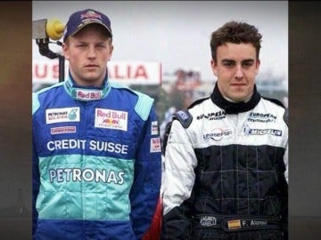 Alonso y Raikkonen en 2001