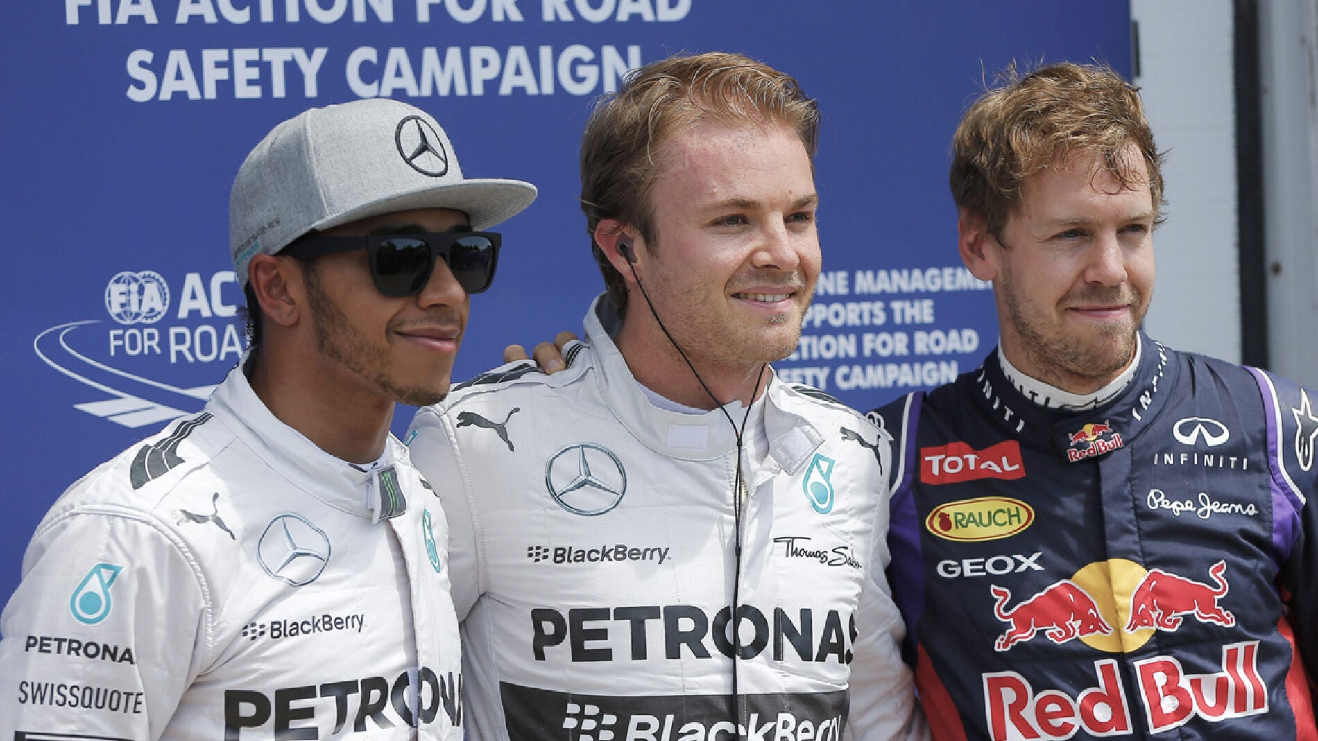 Rosberg, Hamilton y Vettel, los m&aacute;s r&aacute;pidos de clasificaci&oacute;n