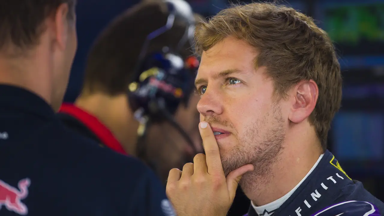 Vettel, pensativo