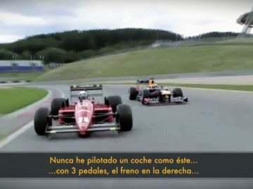 Vettel se sube por fin a un Ferrari