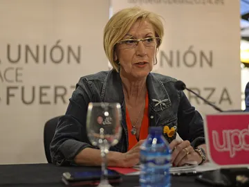 Rosa Díez en rueda de prensa Rosa Díez en rueda de prensa