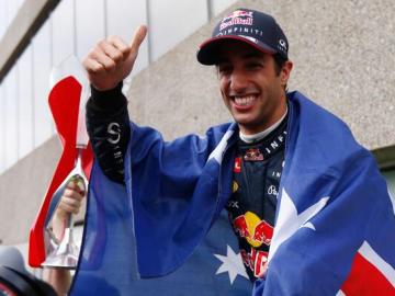 Daniel Ricciardo consigue su primer triunfo en F1