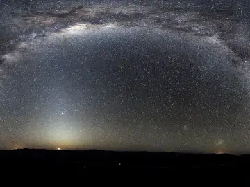 Imagen de un cielo nocturno Imagen de un cielo nocturno