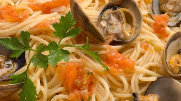 Espaguetis con Almejas