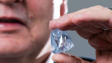 El excepcional diamante azul se ha extraído en la mina Cullinan