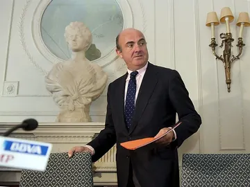 De Guindos en el encuentro 'La Europa que deja la crisis'. De Guindos en el encuentro 'La Europa que deja la crisis'.