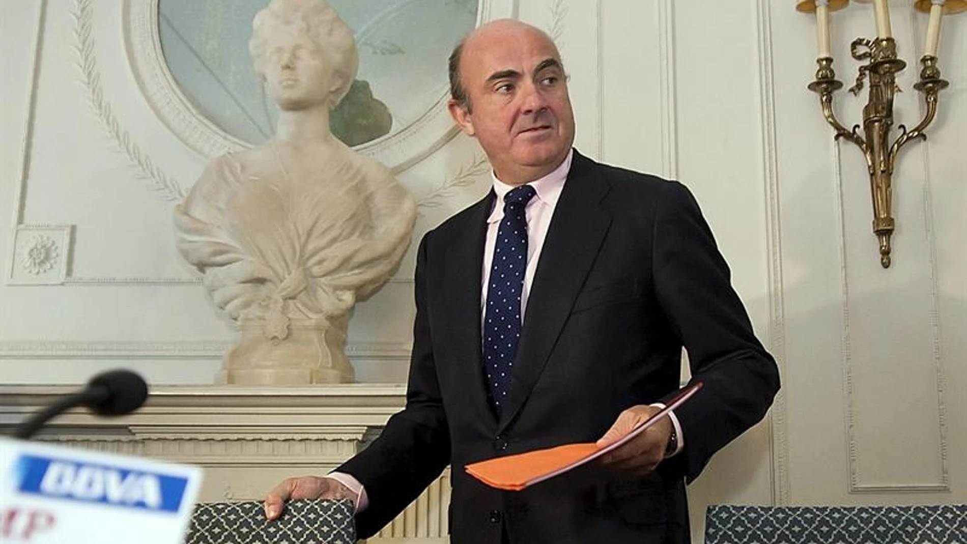 De Guindos en el encuentro 'La Europa que deja la crisis'. De Guindos en el encuentro 'La Europa que deja la crisis'.