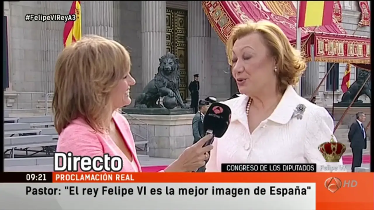Luisa Fernanda Rudi: "El Rey Felipe VI se encuentra a una España distinta"