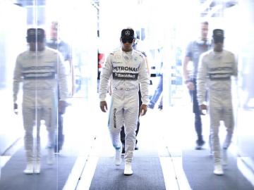 Lewis Hamilton en el GP de Austria
