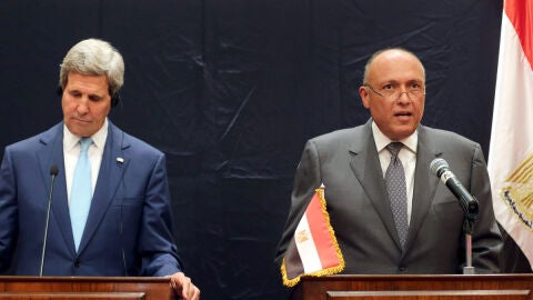 John Kerry en El Cairo