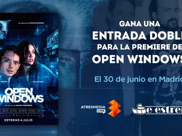 'Open Windows', el 4 de julio en cines 'Open Windows', el 4 de julio en cines