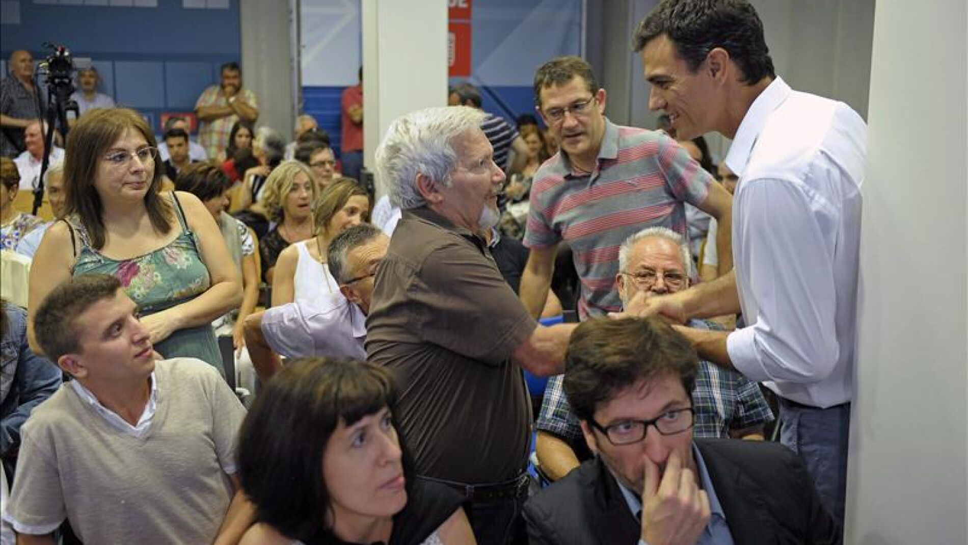 El candidato a la Secretar&iacute;a General del PSOE Pedro S&aacute;nchez
